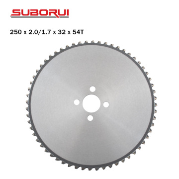 SUBORUI 250mm 54T Metal Cutting TCT Cermet Circular Saw Blade