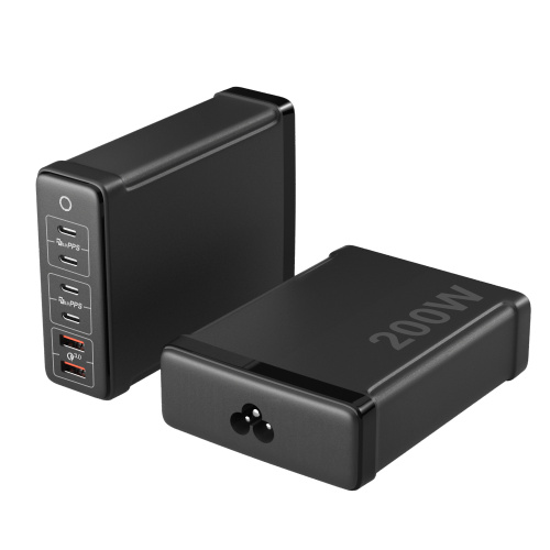 Gan 200W Chargers usados ​​para desktop e telefone