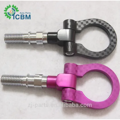 Black Aluminum Universal Towing Hook,Racking Car Tow Hook