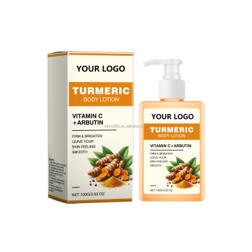 Natural Turmeric Vitamin C Body Lotion for Dark Skin: Whitening and Dark Spot Removal
