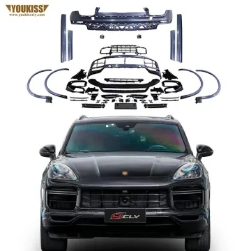 CLY Body Kit for Porsche Cayenne 9Y0 9YA: Turbo Front Bumper, Grille, Door Panels, Wheel Arches, Diffuser, Tips