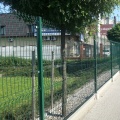 pvc coated security garden bending wire mesh fence