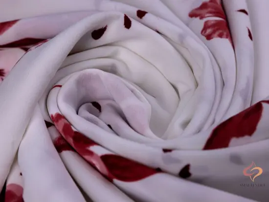 100D Poly Crepe De Chine Chiffon With Printing