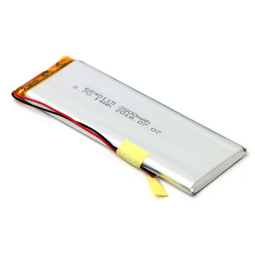 低自己放電6840115 3.7V 3800mAh 14.06Wh Lipoバッテリー