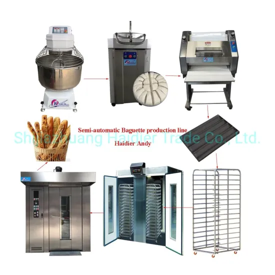 Full Set French Baguette Bread Making Production Line/Bakery Machines