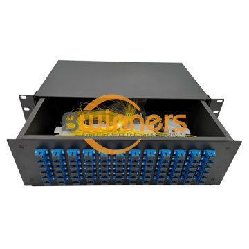 72 Port 3U Rack Mountable Drawer Fiber Optic Patch Panel