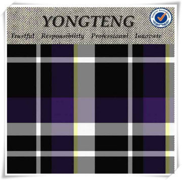 2013 style polyester cotton yarn dyed man shirt fabric