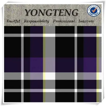 2013 style polyester cotton yarn dyed man shirt fabric