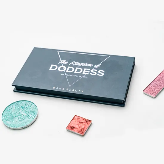 Custom 8 Colors Eyeshadow Palette Paper Gift Box