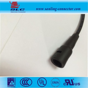 DC5.5x2.5MM Female connector to open cable with Stripping UL2464 18AWG PVC Black DC Cable
