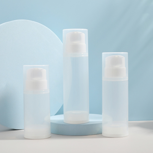 white Airless Bottles OEM Luxury Vacuum Airless Lotion Bottle Dispenser Factory