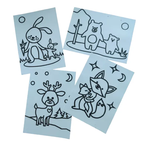 Custom Design Sand Art Craft Stickers for Kids: Personalized Fun and Creativity