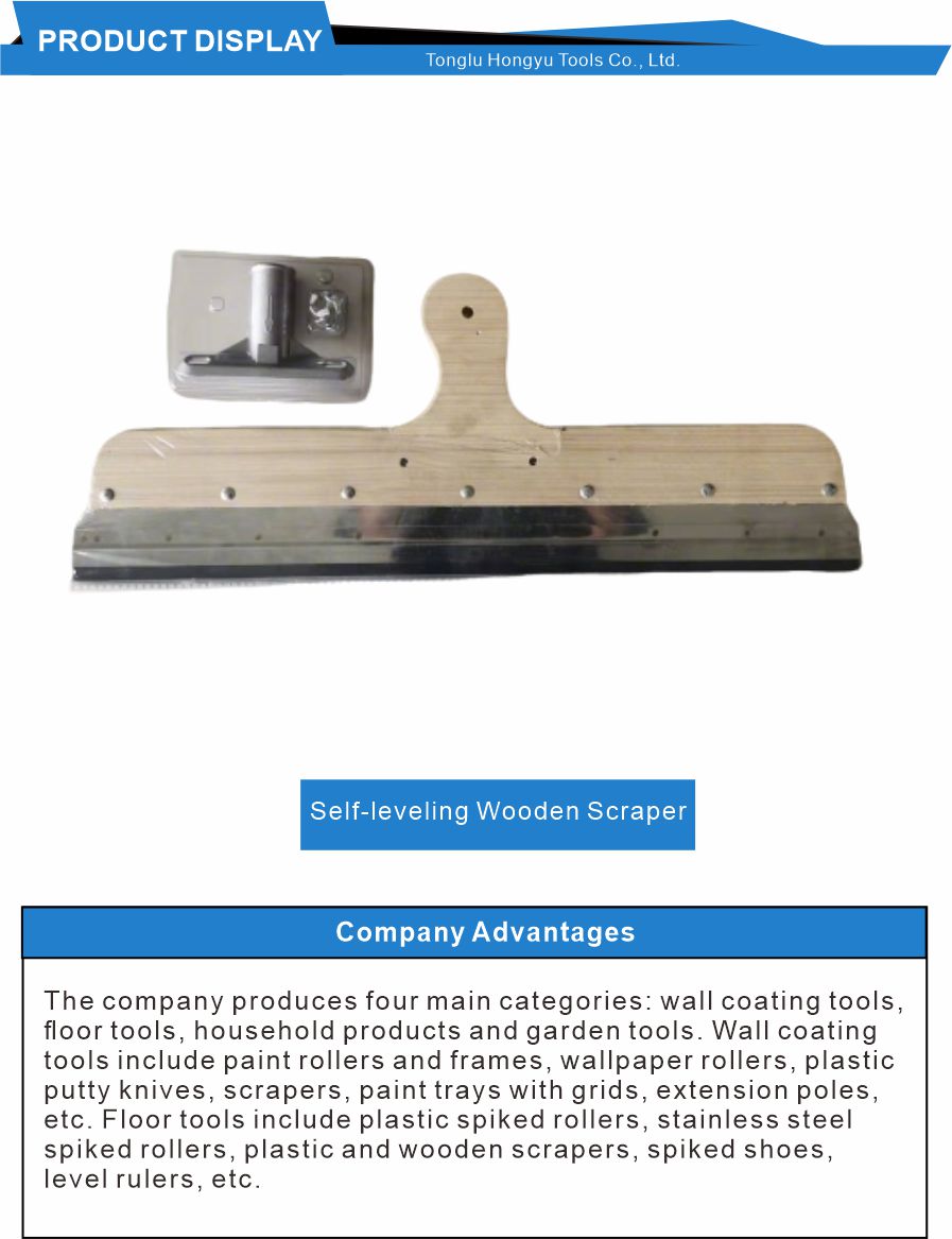 Stainless Steel Clip Floor Squeegee
