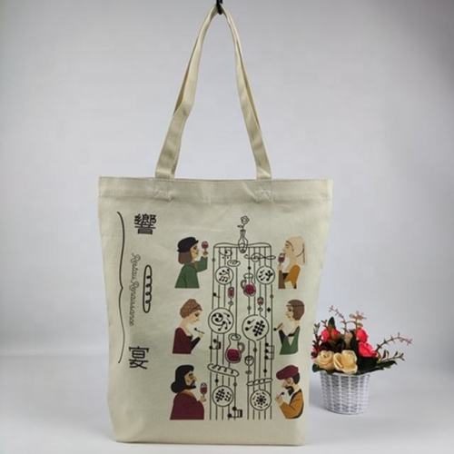 Custom Printed Logo Big Canvas Shpping Bag