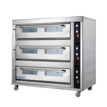 Electric 3 Deck 9 Tray Accurate Digital Control Smart Electric Oven Electric Industrial Oven Professional Electric Oven