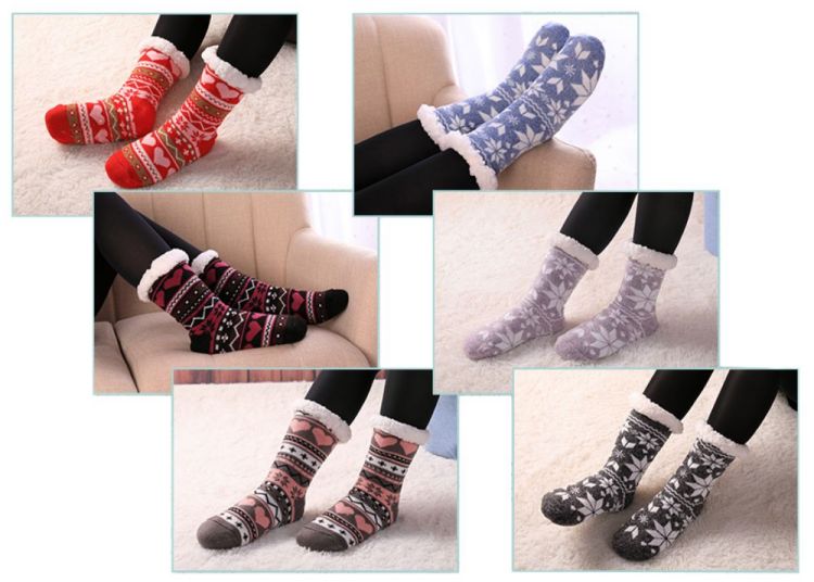 Ladies Thick Slipper Socks