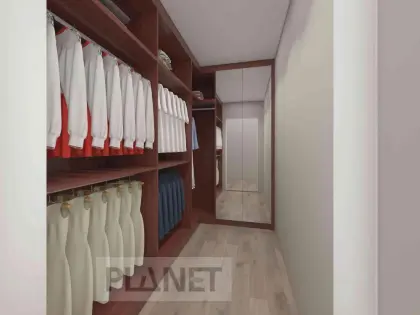 Classic Design Solid Wood Open Wardrobes Home Closet