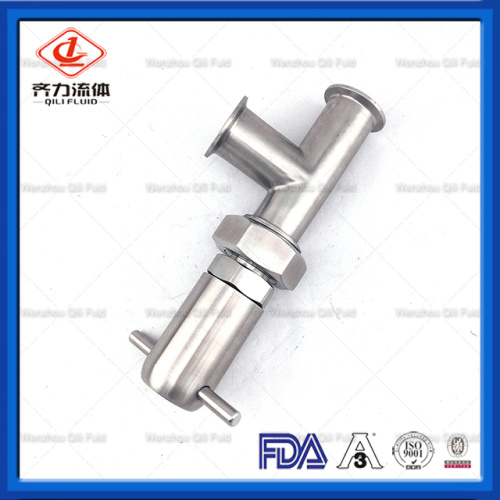 Sanitary Clamp Tee Connection Relief Valve