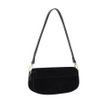 Elegant Companion Classic Leather Baguette Bag