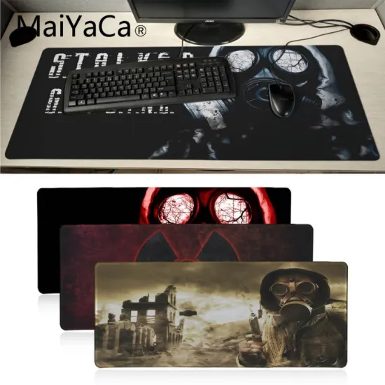 MaiYaCa Boy Gift Pad stalker gamer mask logo Durable Rubber Computer mats Super Large Game Gamer Gaming mouse pad Keyboard Mat