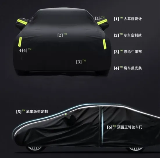 210D Oxford Fabric Plush Car Cover for Rain, Snow, Frost, and Sun Protection