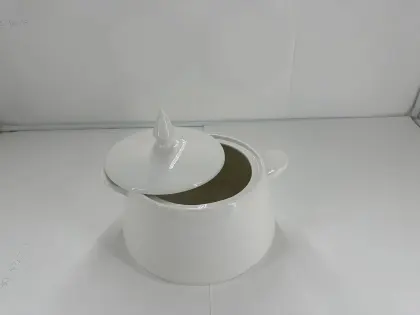 large Ceramic pot with lid