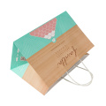 Bakery Cake Cookie Kraft Paper Bag With Handle