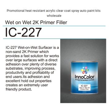 Reacabado de carrocería para automóviles Innocolor Primer Filler