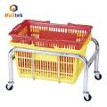 Convenience Store Durable Metal Shopping Basket Holder