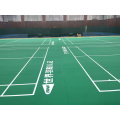 Piso de badminton com fixação mágica