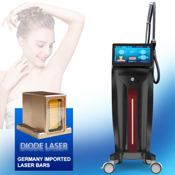 4 Wavelength Diode Laser Hair Removal and Skin Rejuvenation Machine with TEC Cooling