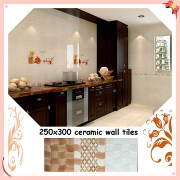 250x330 rustic wall tiles glossy surface non slip glaze ceramic bathroom and kitchen wall tiles