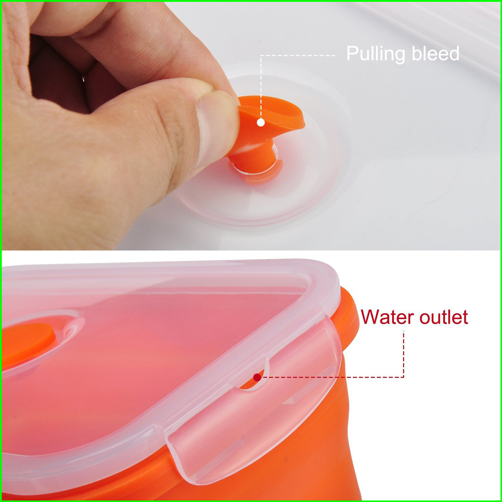 Details Silicone Food Storage Containers