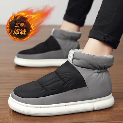 plush boots ankle boots winter