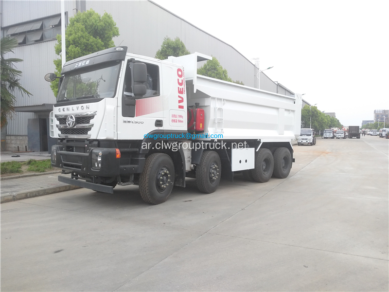 Saic hongyan 8x4 heavy dumper