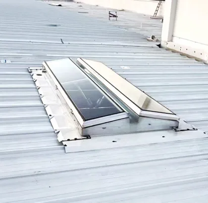 Custom Straight Triangular Smoke Exhaust Skylight Manufacturing Service