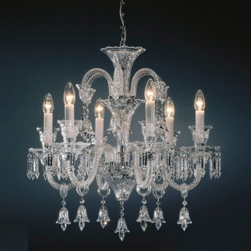 Fancy French Style Hanging Pendant Crystal Chandelier - Jansoul