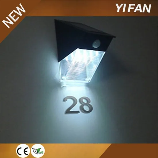 Entrance Door Solar PIR Motion 12 LED Security Light
