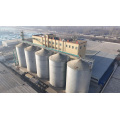 Raw material silos for the metallurgical industry