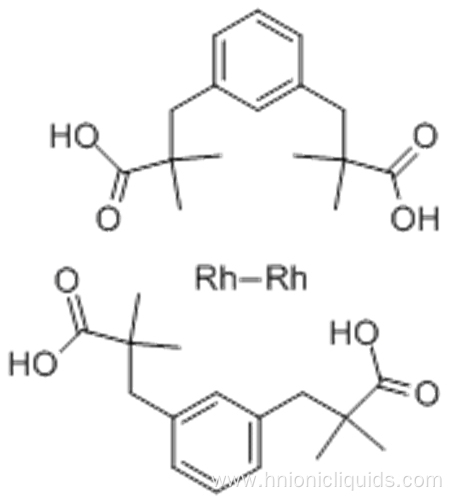 Bis[rhodium(a,a,a#,a#-tetramethyl-1,3-benzenedipropionic acid)] CAS 819050-89-0