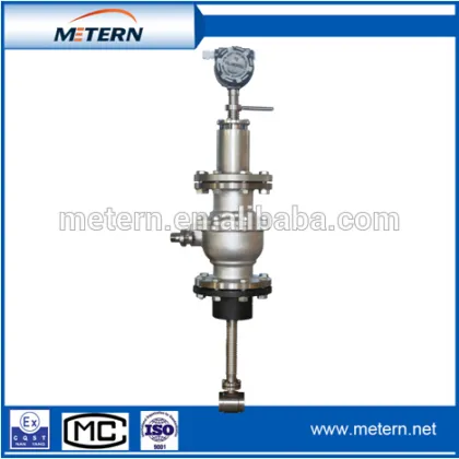Flow meter for vortex flowmeter