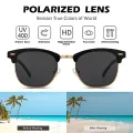 نظارات شمسية مستقطبة بنصف إطار للرياضات الخارجية