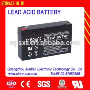 6v 7ah small capacity battery
