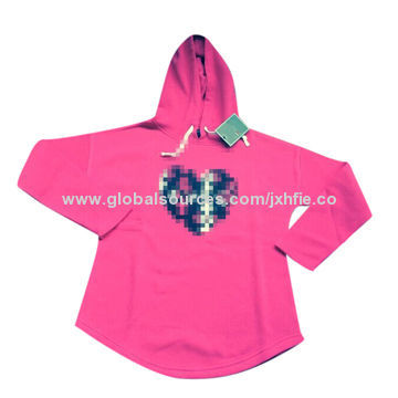 Women's Casual Jacket, Made of 65% Polyester 35%Cotton Fleece, OEM Orders are Welcome