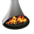 Factory directly supply Italy model high quality suspend fireplace hanged wood burning stove