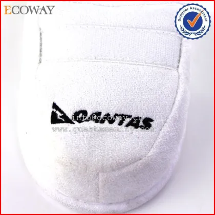 Luxury cotton airplane slippers/folding travel slippers/airline slippers