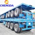 4 Axle Flatbed Container Trailer