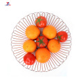 Keranjang Penyimpanan Buah Kawat Logam Stainless Steel Modern