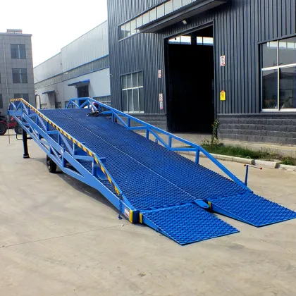 Best Selling Movable Forklift Container Loading Dock Ramps Lift Tables