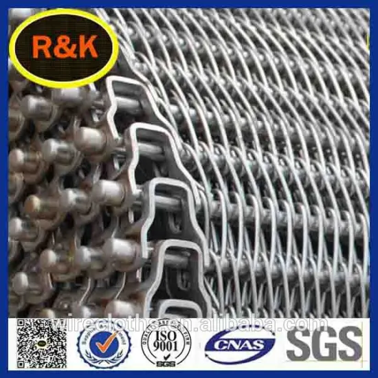Stainless Steel Spiral Wire Conveyor Belt Mesh